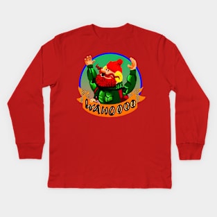 Wahooo.... Kids Long Sleeve T-Shirt